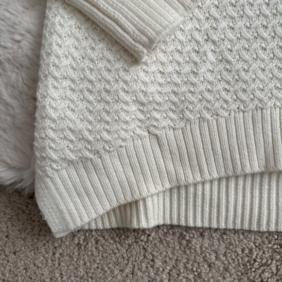 NWT Between Me & You Cream Cowl Neck Seater- Size Medium - Picture 5 of 11